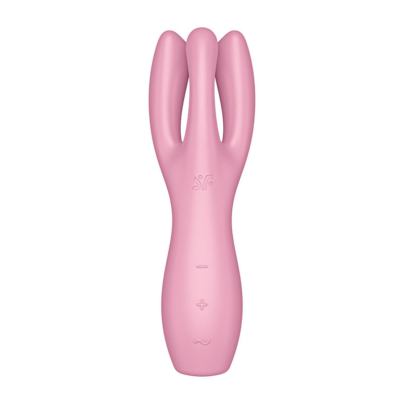 Satisfyer Threesome 3 - Pink - Triple Head Vibrating Stimulator