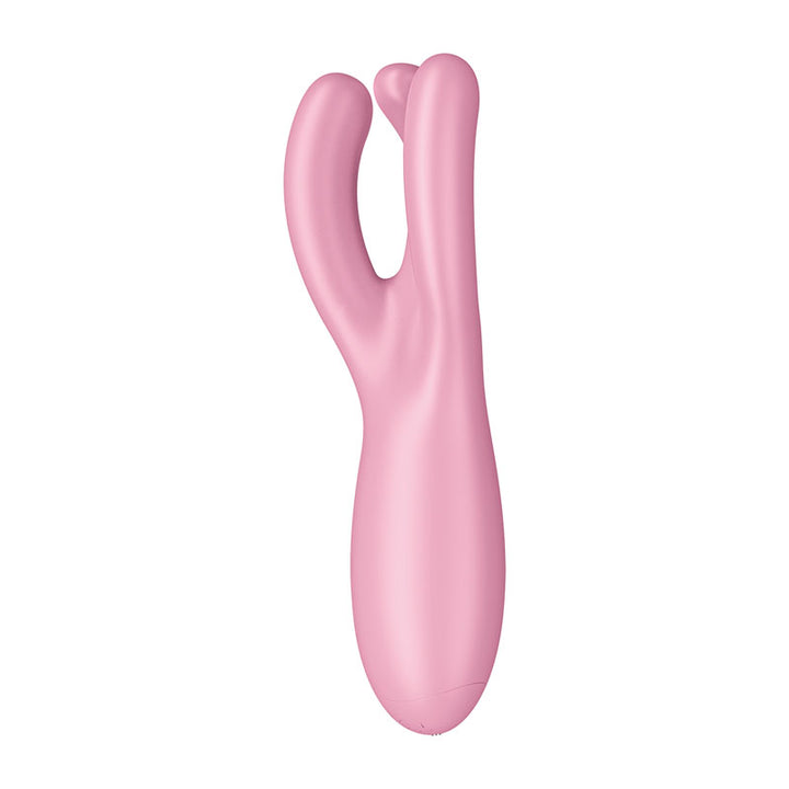Satisfyer Threesome 4 Stimulator with App Control - Pink