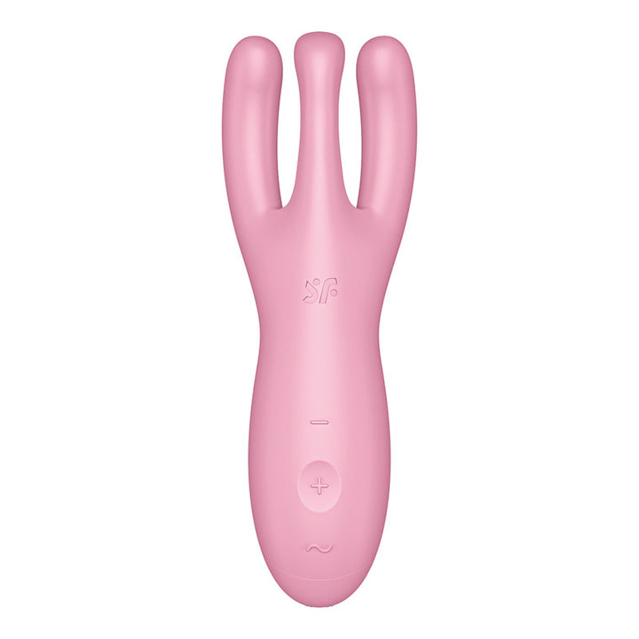 Satisfyer Threesome 4 Stimulator with App Control - Pink