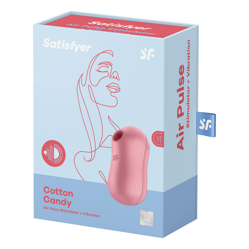 Satisfyer Cotton Candy - Air Pulsation Stimulator - Light Red