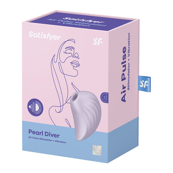 Satisfyer Pearl Diver Air Pulsation Stimulator - Violet