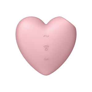 Satisfyer Cutie Heart - Light Red - Air Pulsation Stimulator with Vibration