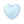 Satisfyer Cutie Heart - Blue - Air Pulsation Stimulator with Vibration