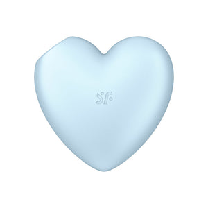 Satisfyer Cutie Heart - Blue - Air Pulsation Stimulator with Vibration