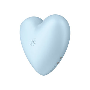 Satisfyer Cutie Heart - Blue - Air Pulsation Stimulator with Vibration