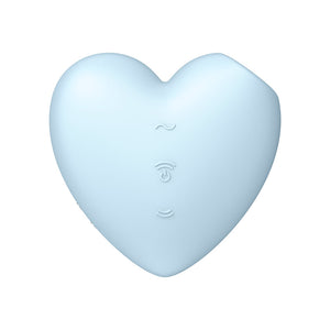 Satisfyer Cutie Heart - Blue - Air Pulsation Stimulator with Vibration