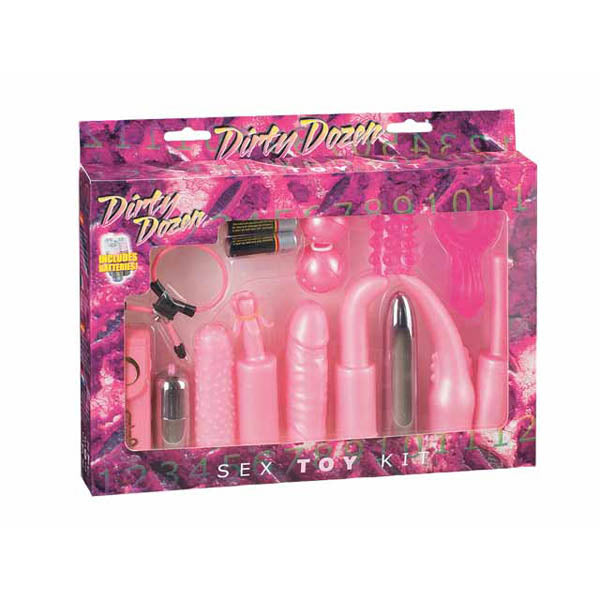 Dirty Dozen - Pink Toy Kit - 12 Piece Set