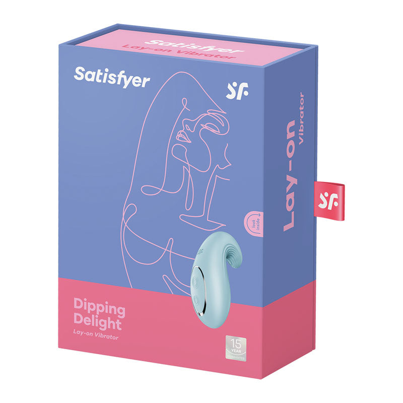 Satisfyer Dipping Delight Stimulator - Light Blue