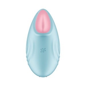 Satisfyer Tropical Tip Stimulator with App Control - Light Blue