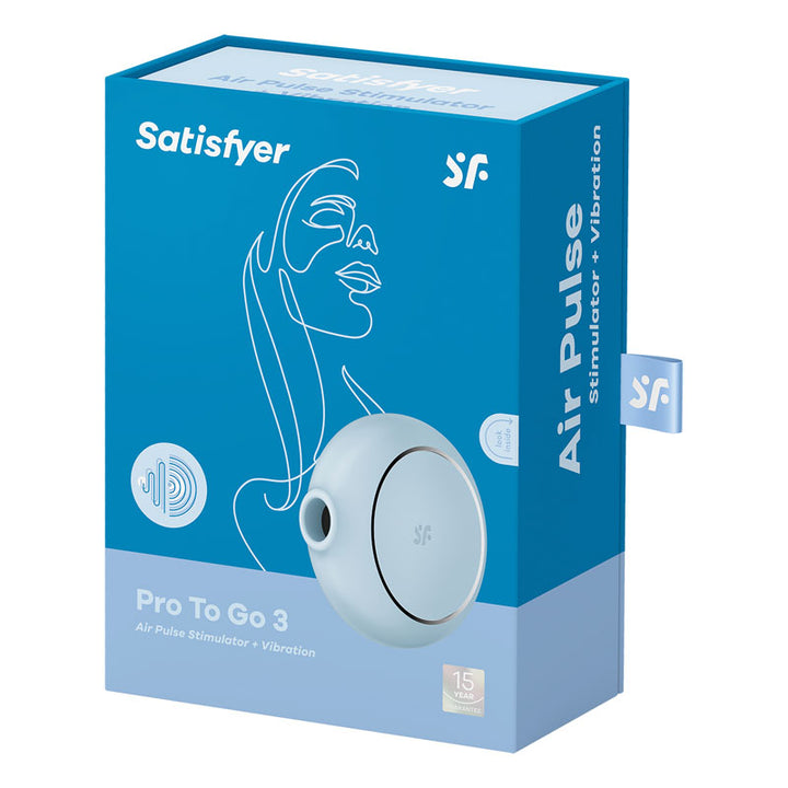 Satisfyer Pro 2 Go 3 Air Pulse Stimulator - Blue
