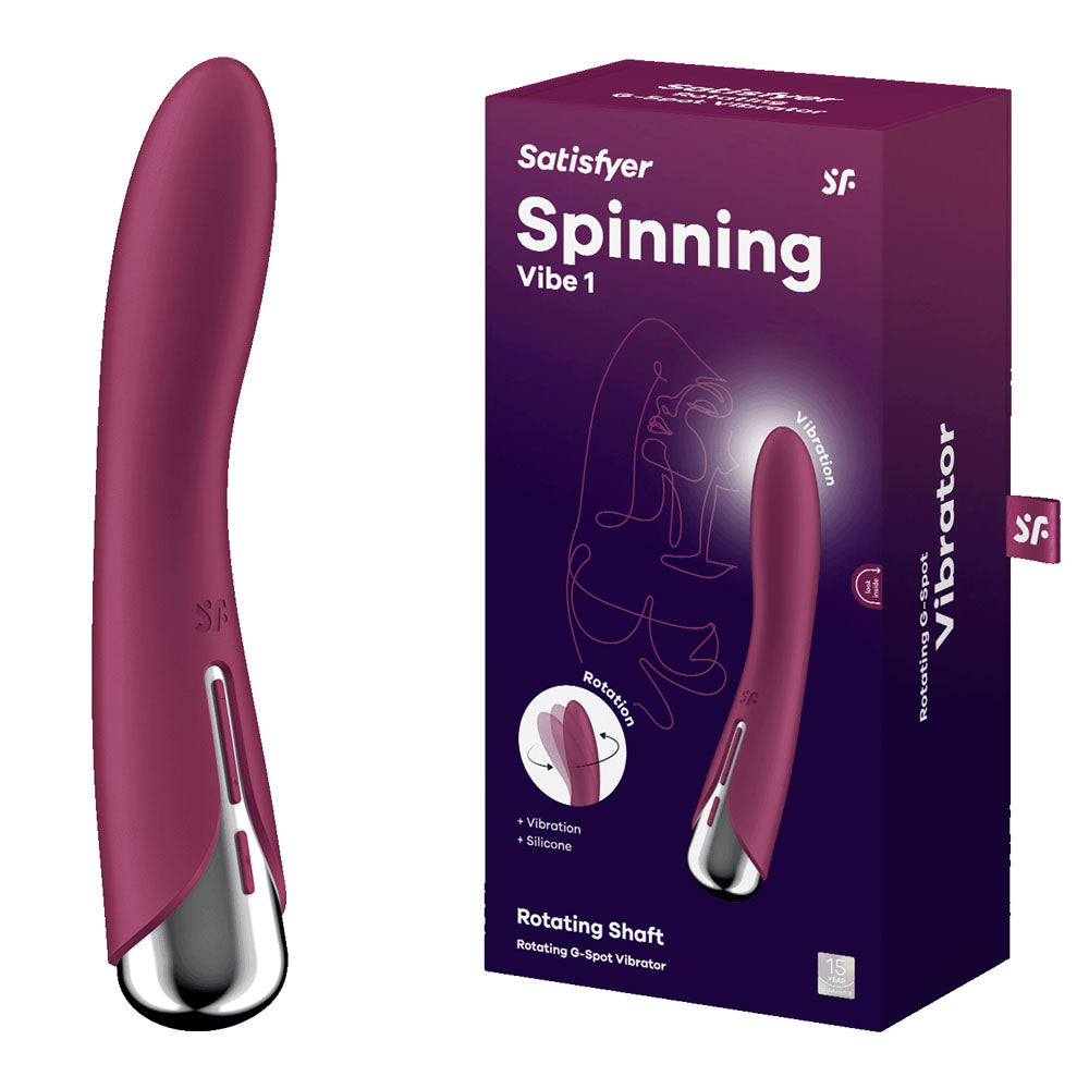 Satisfyer Spinning Vibe 1 - Rotating Vibrator - Red