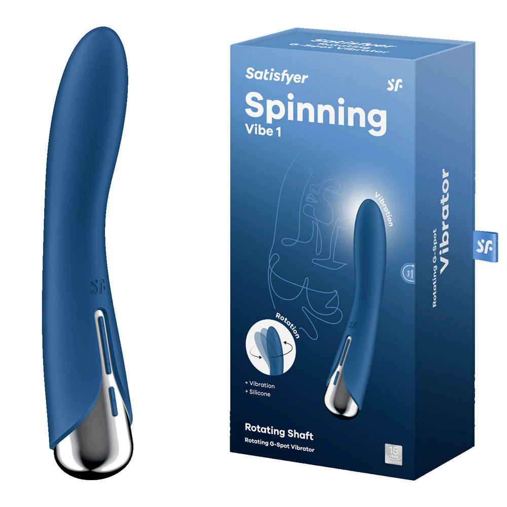 Satisfyer Spinning Vibe 1 - Rotating Vibrator - Blue