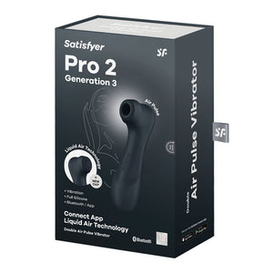 Satisfyer Pro 2 Gen 3 Clitoral Stimulator with App Control - Dark Grey