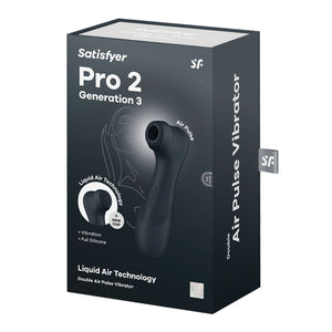 Satisfyer Pro 2 Gen 3 Touch-Free Clitoral Stimulator - Dark Grey