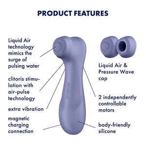 Satisfyer Pro 2 Gen 3 Touch-Free Clitoral Stimulator - Lilac