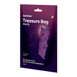 Satisfyer Treasure Toy Storage Bag - XLarge - Violet