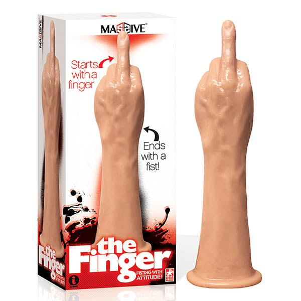 Massive The Finger - 14 Inch Fisting Trainer - Flesh