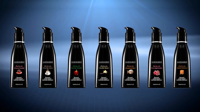 Wicked Aqua Birthday Cake Flavoured Water Based Lubricant - 120ml 