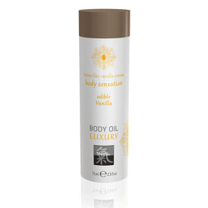 SHIATSU Edible Body Oil - Luxury - Vanilla 75ml
