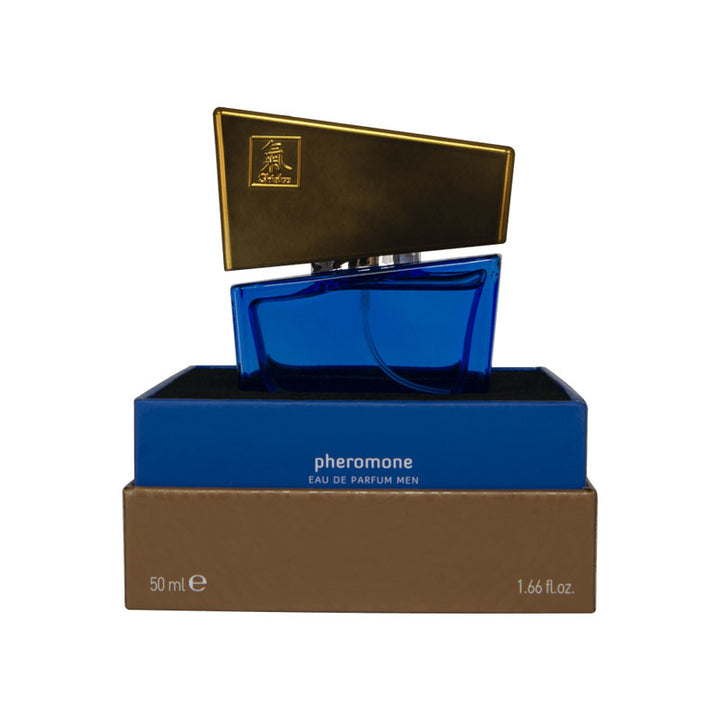 Shiatsu Pheromone Fragrance Men - Dark Blue - 50mls
