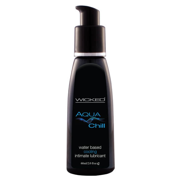 Wicked Aqua Chill - Cooling Water Based Lubricant - 60 ml (2 oz) Bottle