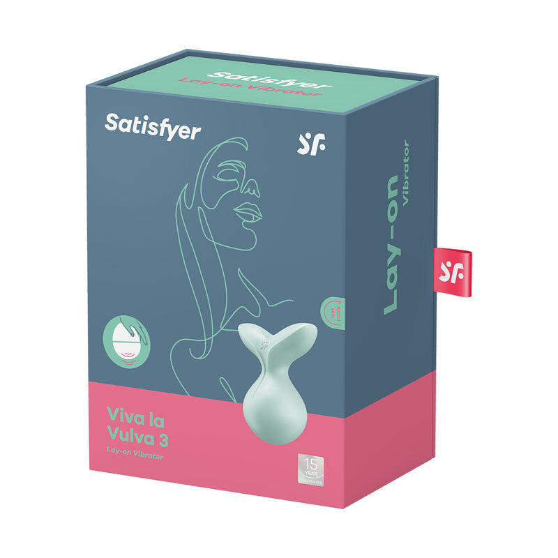 Satisfyer Viva La Vulva 3 Lay-On Stimulator - Mint