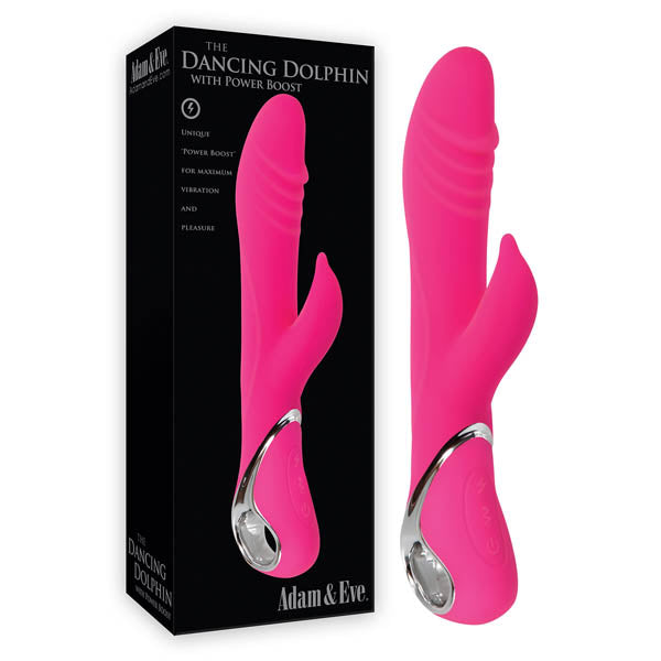 Adam & Eve The Pink Dancing Dolphin Vibrator with Power Boost