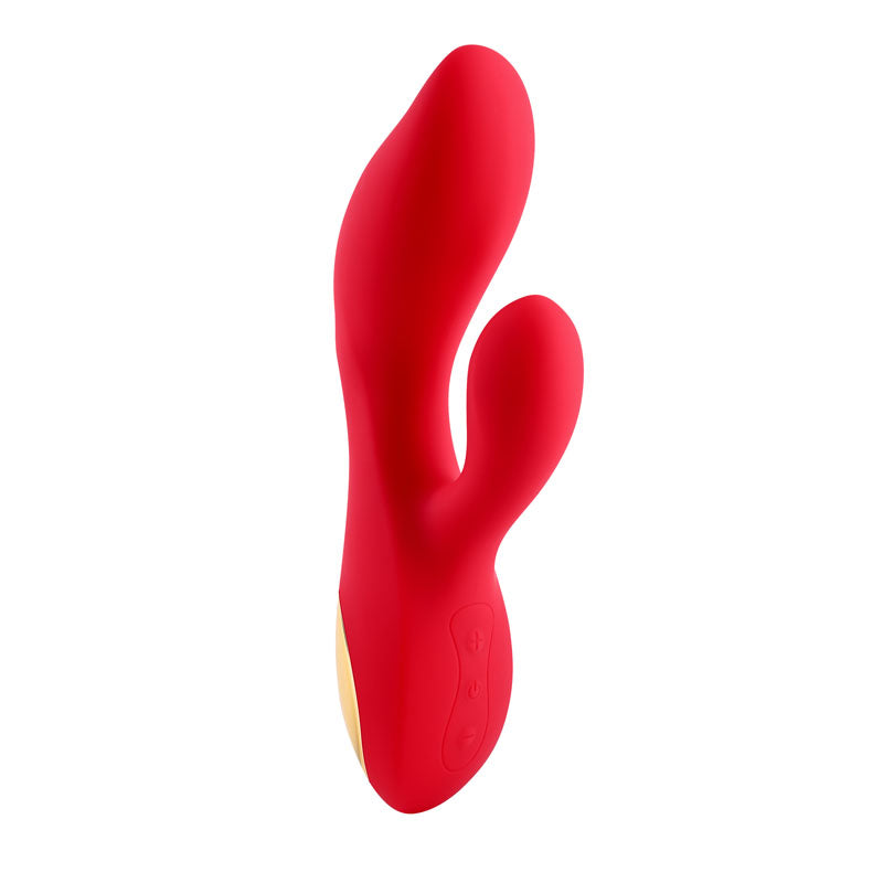 Adam & Eve Eve's Big Curvy G Rabbit Vibrator - Red