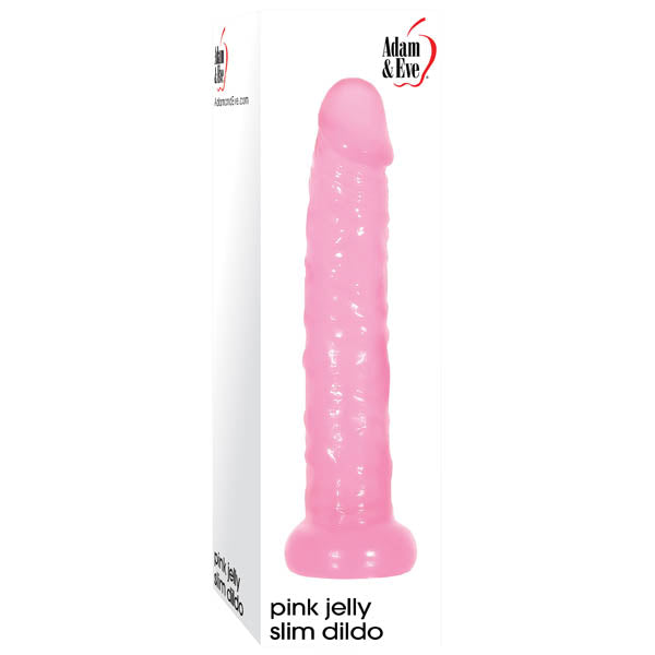 Adam & Eve Pink Jelly Slim 5 Inch Dildo - Pink