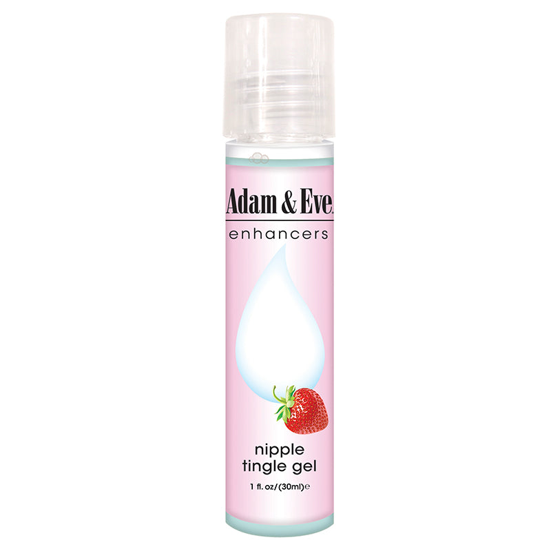 Adam & Eve Nipple Tingle Gel - Strawberry Flavoured 30ml