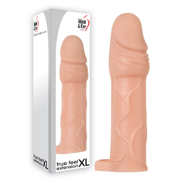 Adam & Eve Realistic Feel Flesh XL Penis Extension Sleeve