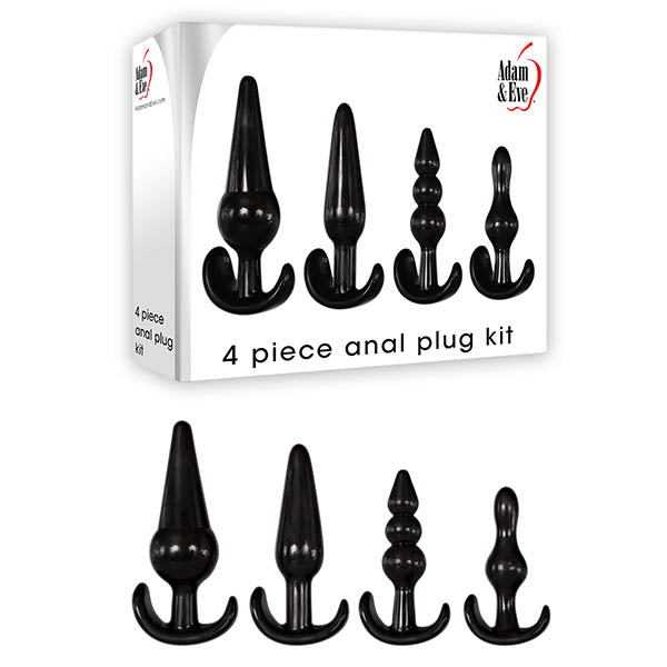 Adam & Eve Anal Plug Kit - 4 Piece Set