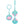 Adam & Eve Eve's Kegel Training - Teal/Pink - Set of 2