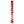 Adam & Eve Sweetheart Swirl Glass Dildo - Clear/Red