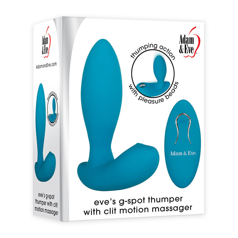 Eve's G Spot Thumper with Clit Motion Massager - Teal