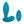 Eve's G Spot Thumper with Clit Motion Massager - Teal