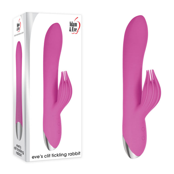 Adam & Eve Clit Tickling Rabbit Vibrator - Pink