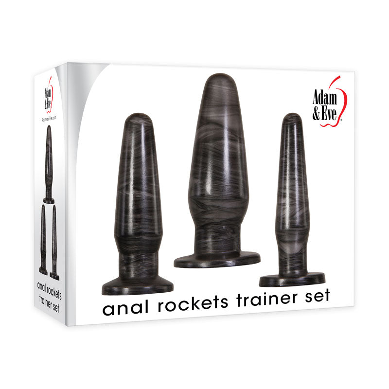 Anal Rockets Trainer Set - Black Galaxy