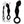 Adam & Eve Adams Glass Prostate Massager - Black