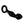 Adam & Eve Adams Glass Prostate Massager - Black