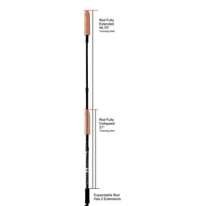 Master Series Dick Stick Expandable Dildo Rod with 7 Inch Dildo
