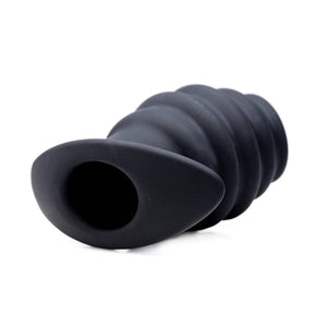 Master Series Hive Ass Tunnel - Black Large 10 cm Hollow Plug