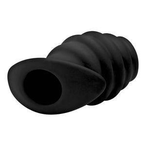 Master Series Hive Ass Tunnel - Black Large 10 cm Hollow Plug