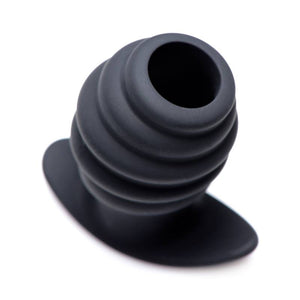 Master Series Hive Ass Tunnel - Black Medium Hollow Butt Plug