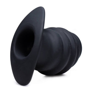 Master Series Hive Ass Tunnel - Black Medium Hollow Butt Plug