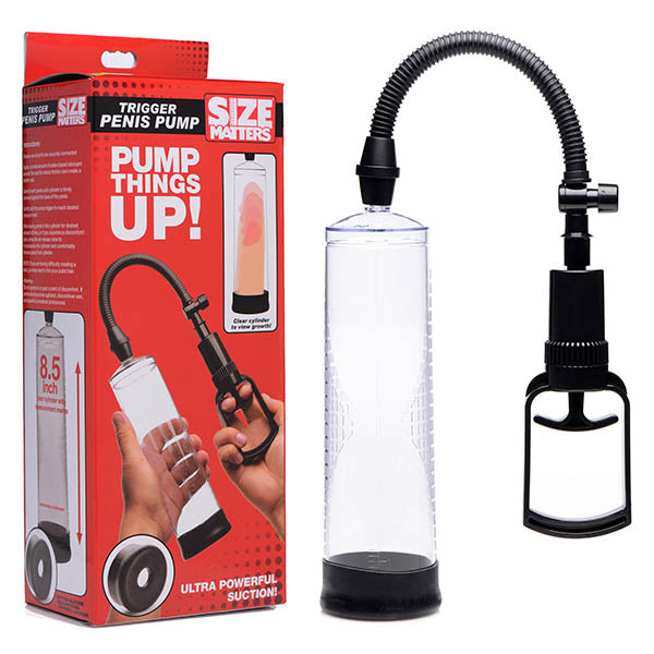 Size Matters Trigger Clear Penis Pump
