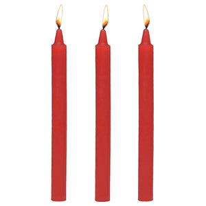Master Series Fetish Red Drip Candles - 3 Pack