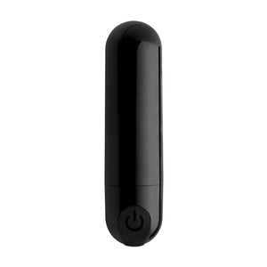 Bang! 10X Vibrating Metallic Bullet - Black
