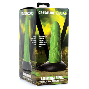 Creature Cocks Radioactive Reptile Thick Scaly Dildo