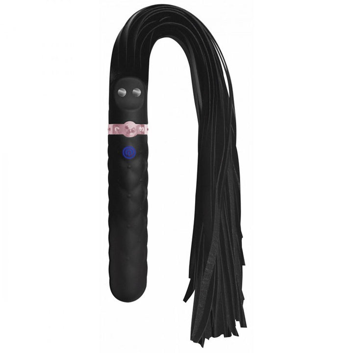 Master Series Vibra-Lasher 9X Vibrating Dildo & Flogger